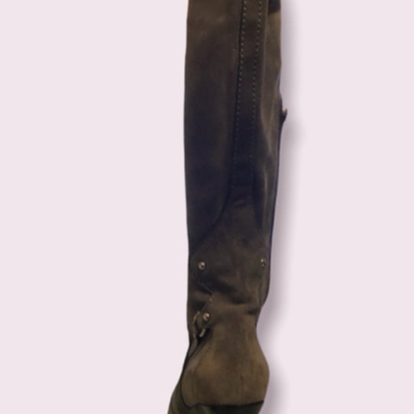 Dolce & Gabbana Sz 38 Suede Wedge Boots New In Box - Picture 5 of 5